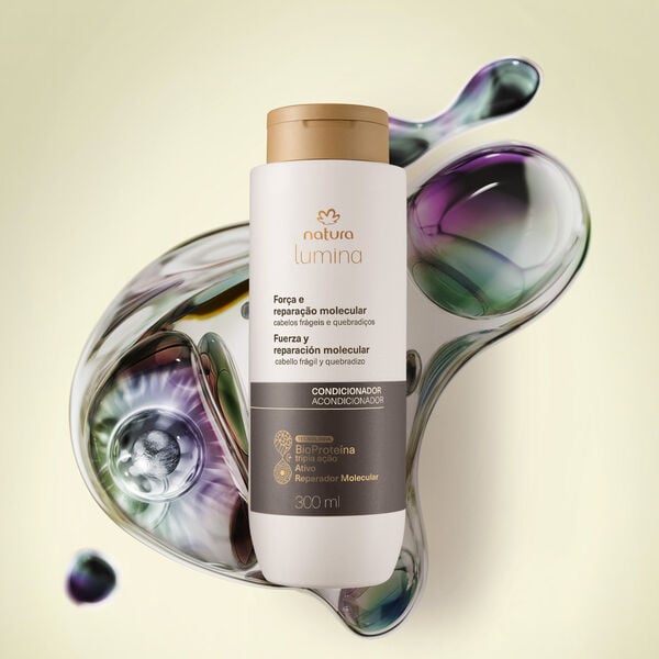 Acondicionador fuerza y reparación molecular de 300 ml de natura