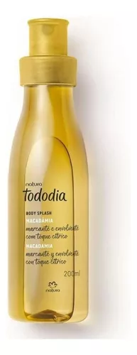 Body Splash de macadamia de 200 ml de natura