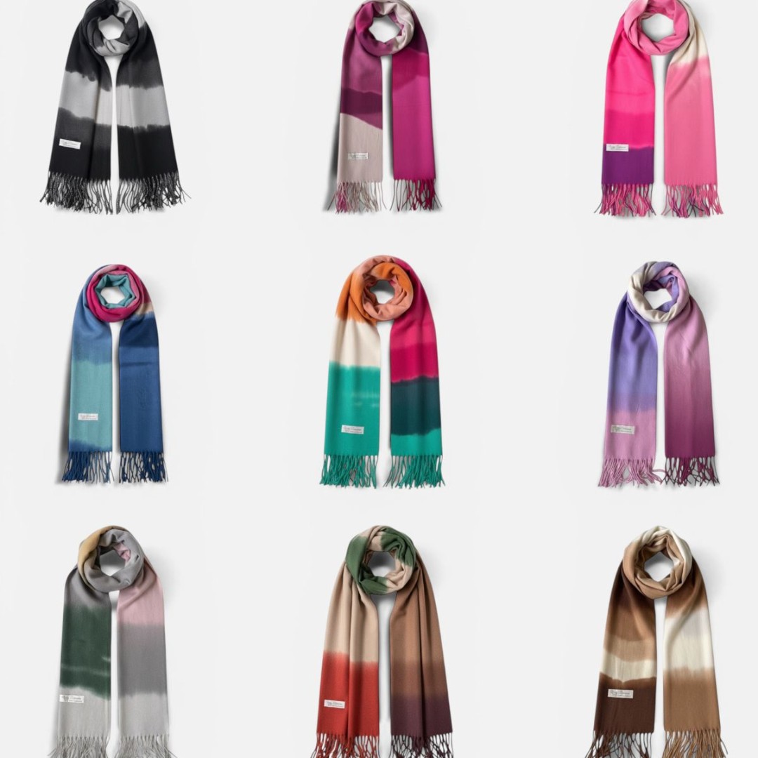 Bufandas de pashminas colores surtidos