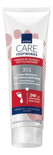 Crema hidratante 3 en 1 para talones agrietados de avon