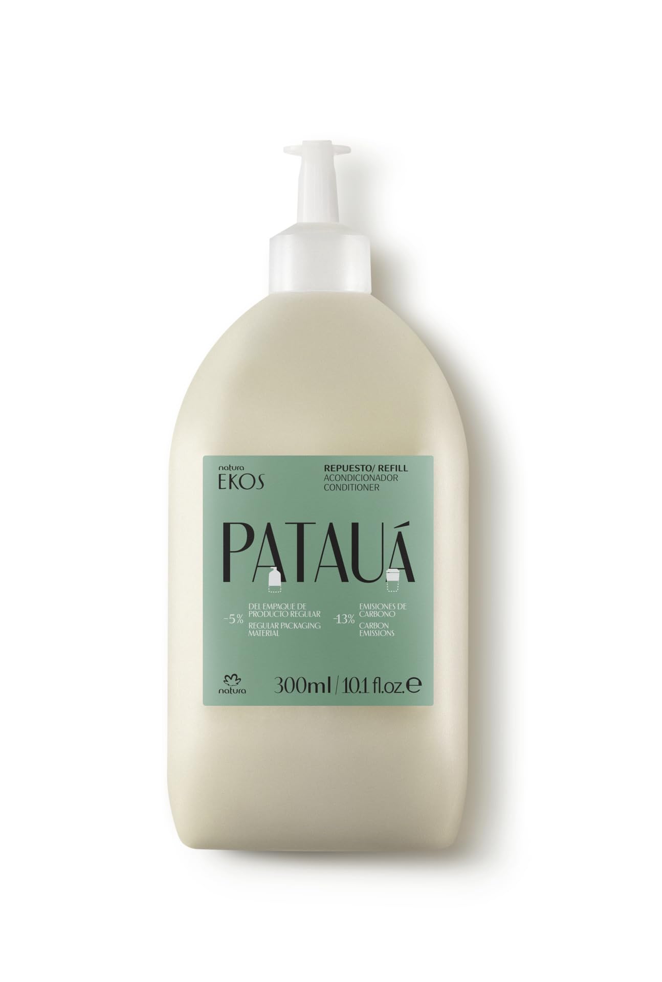 natura - Ekos Patauá Repuesto Acondicionador Anti-Roturas Re-Fortalecedor para El Cabello - Caída Del Cabello - Fortificar Raíces, Hebras - Cuidado Del Cabello Vegano - Secretos de Belleza Brasileños