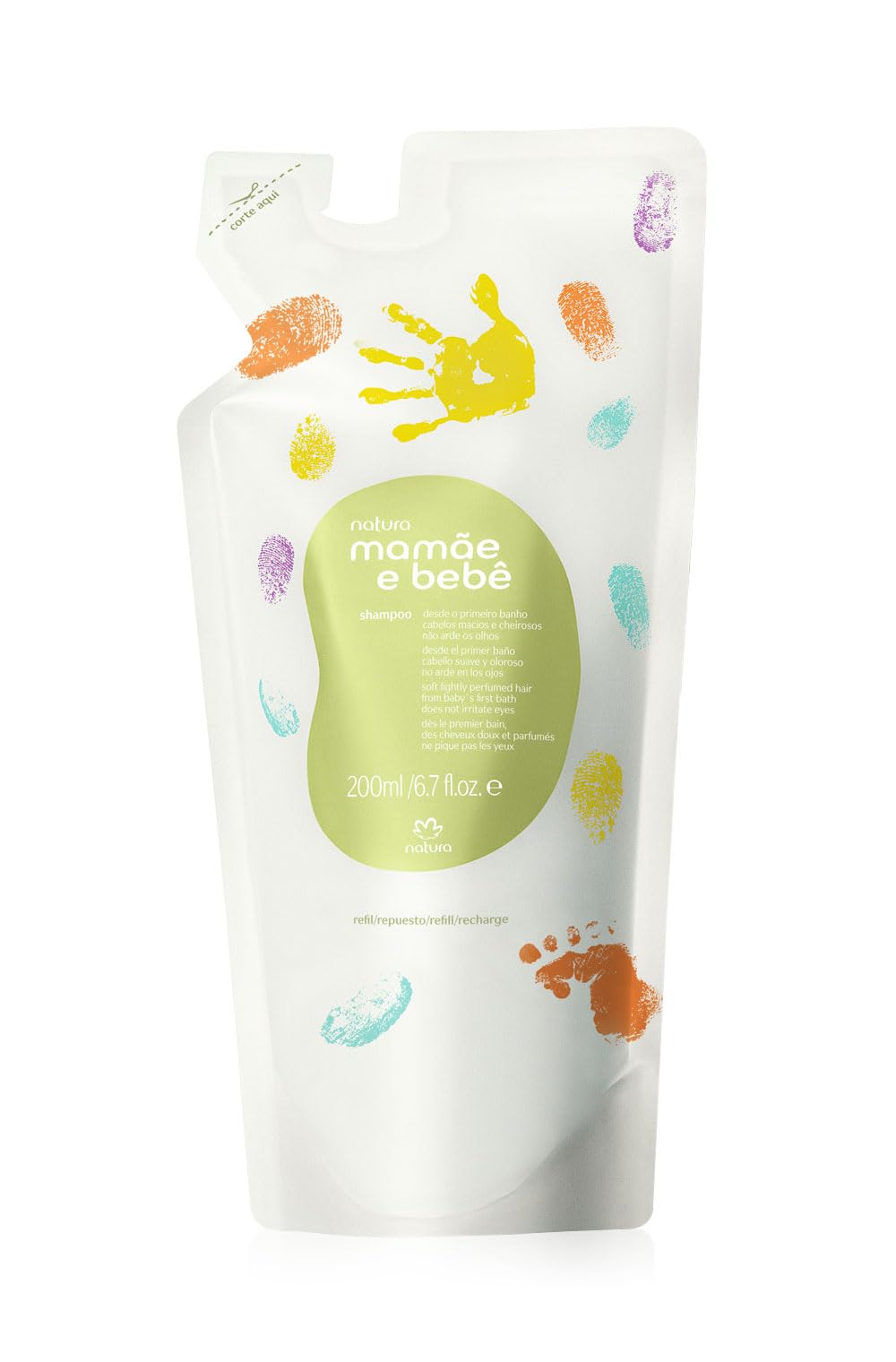 Natura Mamãe e Bebê Baby Shampoo REFILL 200ml#