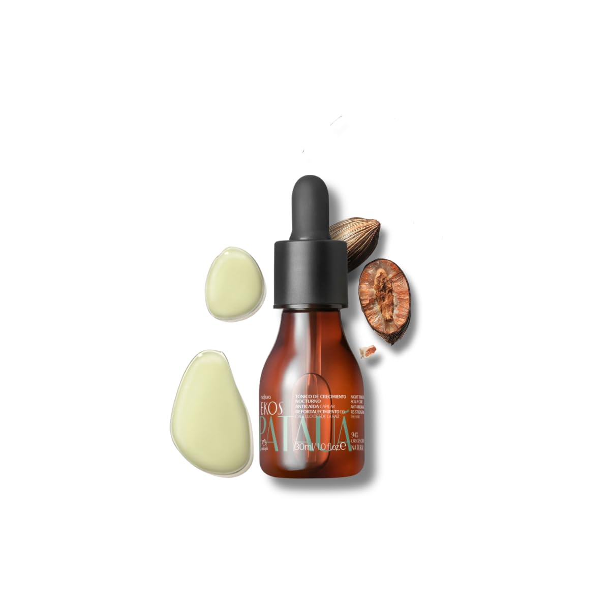 natura Tónico De Noche Antirotura Ekos Patauá - Acelera El Crecimiento Y Fortalece El Cabello - Aumenta La Densidad Y Previene La Caída - Cuidado Capilar Vegano - Secretos De Belleza Brasile