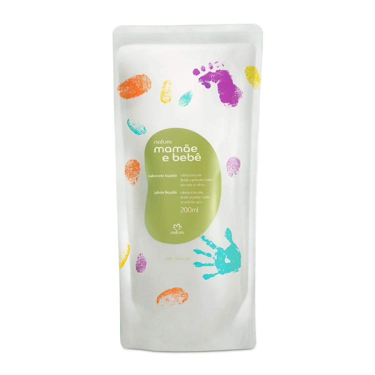 Sabonete Liquido Natura Mamae e Bebe - Recarga (200 ml)