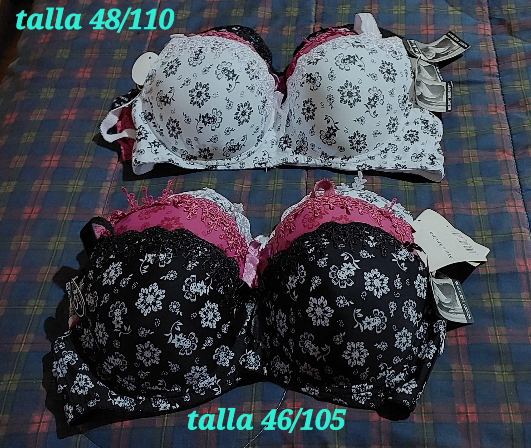 Sosten copa D talla y colores surtido